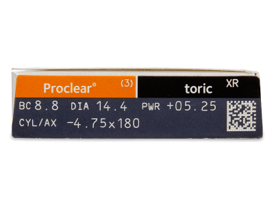 Proclear Toric XR (3 лещи) - Преглед на параметри