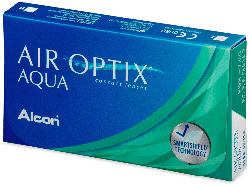 Air Optix Aqua (3 лещи) - Месечни контактни лещи