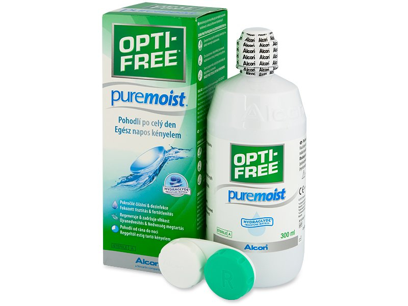 Разтвор OPTI-FREE PureMoist 300 ml  - Разтвор за почистване
