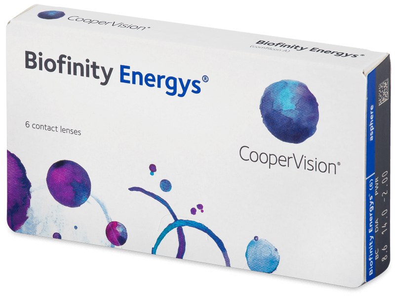 Biofinity Energys (6 лещи) - Месечни контактни лещи
