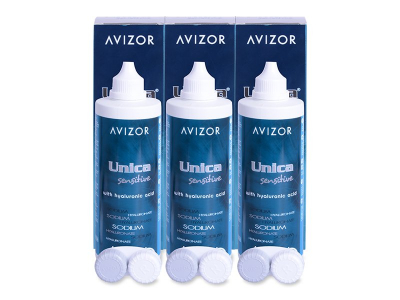 Avizor Unica Sensitive Разтвор 3 х 350 ml 