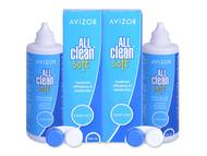 Avizor All Clean Soft разтвор 2 х 350 ml Лещи, разтвори и капки за очи. Ниска цена - Avizor All Clean Soft разтвор 2 х 350 ml