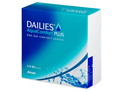 Dailies AquaComfort Plus (180 лещи) - Еднодневни контактни лещи