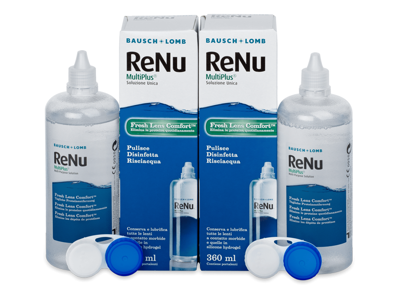 Разтвор ReNu MultiPlus 2x 360 ml - Икономичен пакет два разтвора