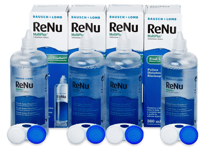 Разтвор ReNu MultiPlus 4x 360 ml - Икономичен пакет 4 разтвора