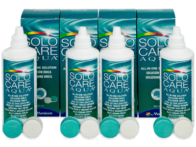 Разтвор SoloCare Aqua 4x360 ml - Икономичен пакет 4 разтвора