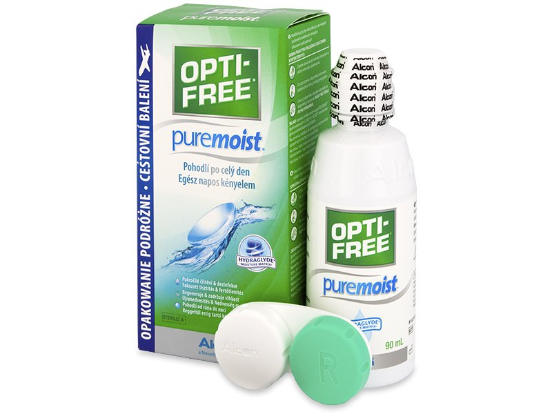 Разтвор Opti-Free PureMoist 90 ml  - Разтвор за почистване