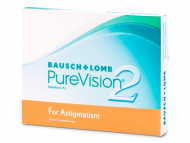 PureVision 2 for Astigmatism (3 лещи) Торични контактни лещи за коригиране на астигматизъм - PureVision 2 for Astigmatism (3 лещи)