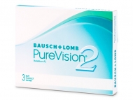 PureVision 2 (3 лещи) Евтини оригинални контактни лещи онлайн оптика - PureVision 2 (3 лещи)