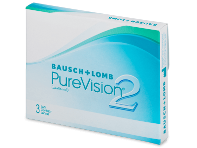 PureVision 2 (3 лещи) - Месечни контактни лещи