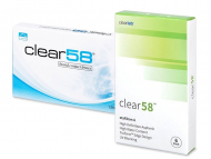Clear 58 (6 лещи) Лещи, разтвори и капки за очи. Ниска цена - Clear 58 (6 лещи)