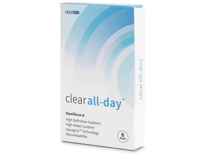 Clear All-Day (6 лещи) - Месечни контактни лещи
