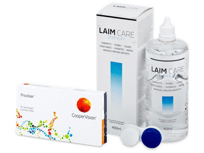 Proclear Sphere (6 лещи) + разтвор Laim-Care 400 мл.