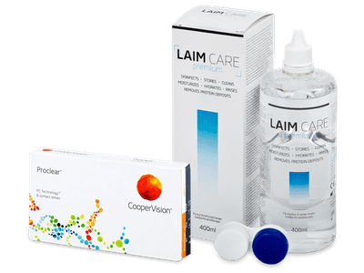 Proclear Sphere (6 лещи) + разтвор Laim-Care 400 мл.