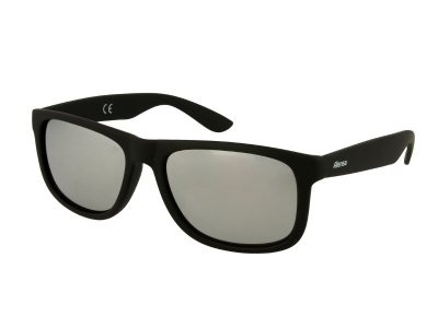 Слънчеви очила Alensa Sport Черно сребро огледални 