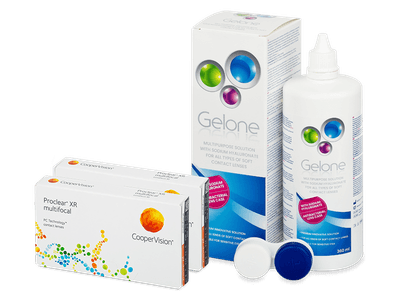 Proclear Multifocal XR (2x3 лещи) + разтвор Gelone 360 ml