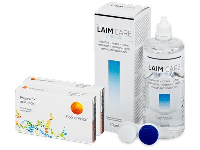 Proclear Multifocal XR (2x3 лещи) + разтвор Laim Care 400ml
