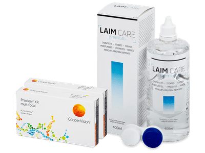 Proclear Multifocal XR (2x3 лещи) + разтвор Laim Care 400ml