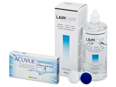 Acuvue Oasys for Astigmatism (6 лещи) + разтвор Laim-Care 400ml