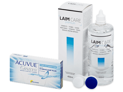 Acuvue Oasys for Astigmatism (6 лещи) + разтвор Laim-Care 400ml