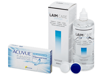 Acuvue Oasys for Astigmatism (6 лещи) + разтвор Laim-Care 400ml