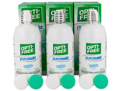 Разтвор Opti-Free PureMoist 3 x 300 ml