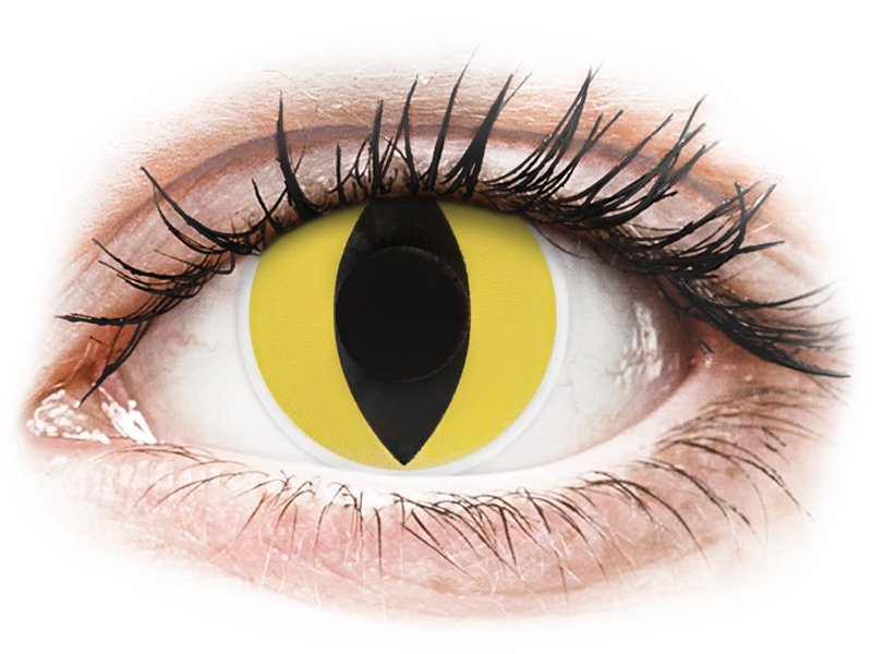 ColourVUE Crazy Lens - Cat Eye - без диоптър (2 лещи) - Coloured contact lenses