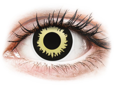 ColourVUE Crazy Lens - Eclipse - без диоптър (2 лещи) - Coloured contact lenses