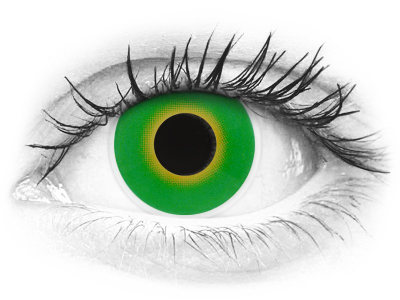 ColourVUE Crazy Lens - Hulk Green - без диоптър (2 лещи)