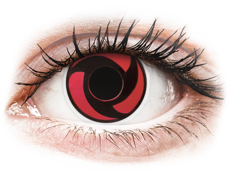ColourVUE Crazy Lens - Mangekyu - без диоптър (2 лещи) - Coloured contact lenses