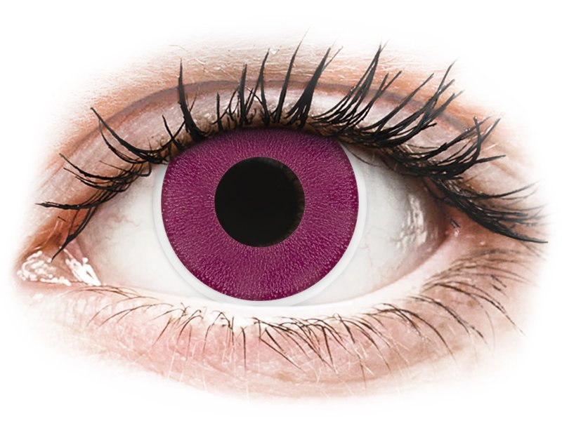 ColourVUE Crazy Lens - Purple - без диоптър (2 лещи) - Coloured contact lenses