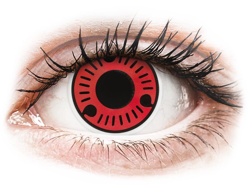 ColourVUE Crazy Lens - Sasuke - без диоптър (2 лещи) - Coloured contact lenses