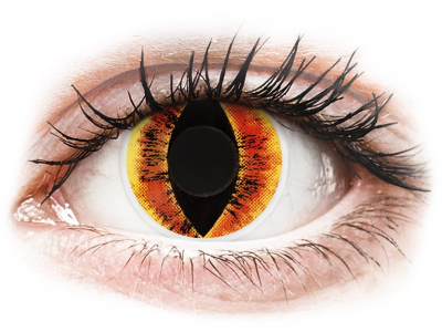 ColourVUE Crazy Lens - Saurons Eye - без диоптър (2 лещи) - Coloured contact lenses