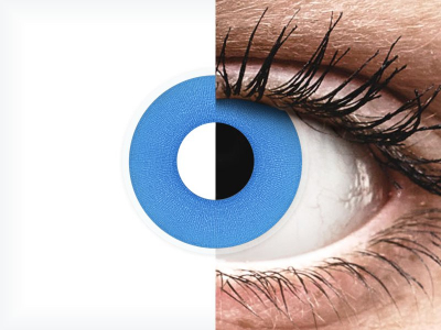 ColourVUE Crazy Lens - Sky Blue - без диоптър (2 лещи)
