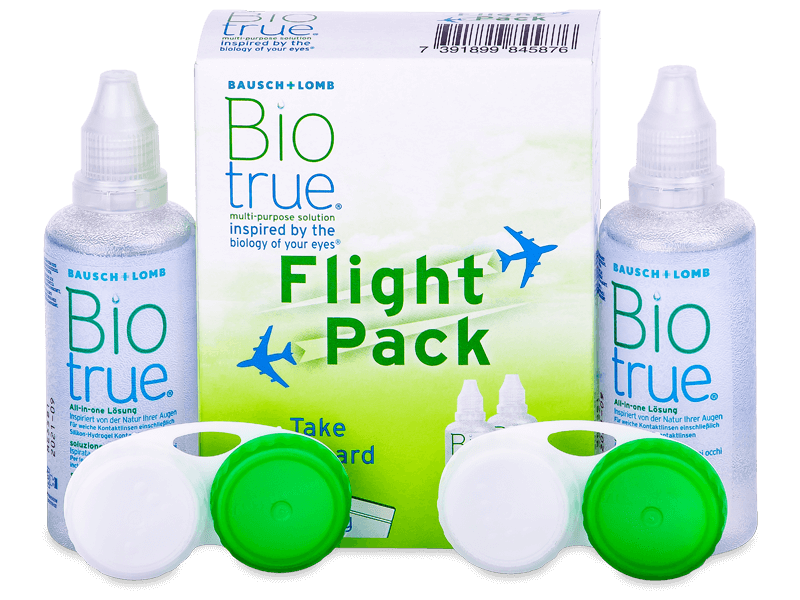 Разтвор Biotrue Flight Pack 2 x 60 ml - Пакет на оферта