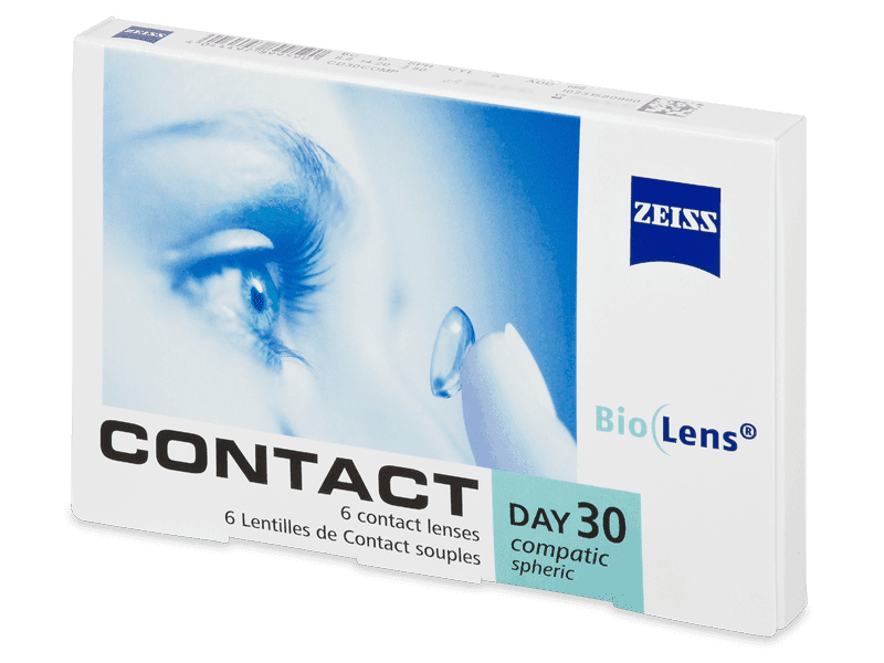Carl Zeiss Contact Day 30 Compatic (6 лещи) - Месечни контактни лещи