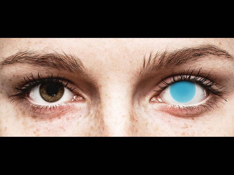 Електрическо сини, UV (Electric Blue) - ColourVUE Crazy Glow (2 лещи)