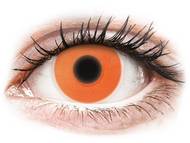 ColourVUE Crazy Glow Orange - без диоптър (2 лещи) Цветни контактни лещи - ColourVUE Crazy Glow Orange - без диоптър (2 лещи)