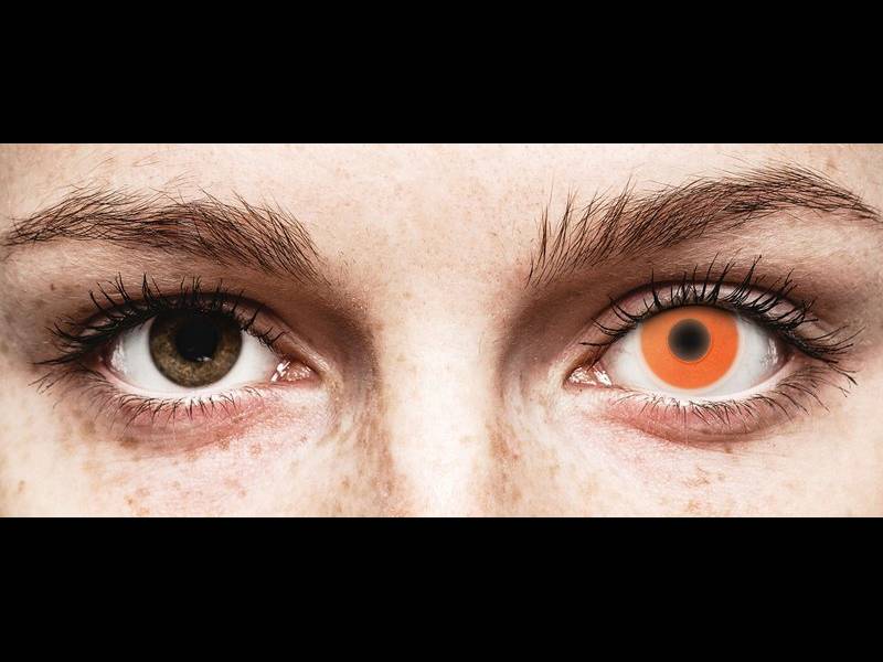 Оранжеви, UV светещи (Orange) - ColourVUE Crazy Glow (2 лещи)
