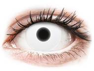 ColourVUE Crazy Glow White - без диоптър (2 лещи) Цветни контактни лещи - ColourVUE Crazy Glow White - без диоптър (2 лещи)