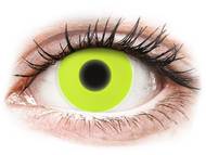 ColourVUE Crazy Glow Yellow - без диоптър (2 лещи) Цветни контактни лещи - ColourVUE Crazy Glow Yellow - без диоптър (2 лещи)