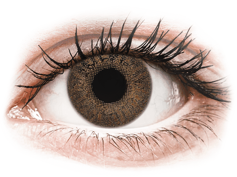 Кафяви (Brown) - TopVue Color - с диоптър (2 лещи) - Coloured contact lenses