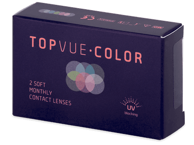 Зелени (Green) - TopVue Color - с диоптър (2 лещи) - Coloured contact lenses