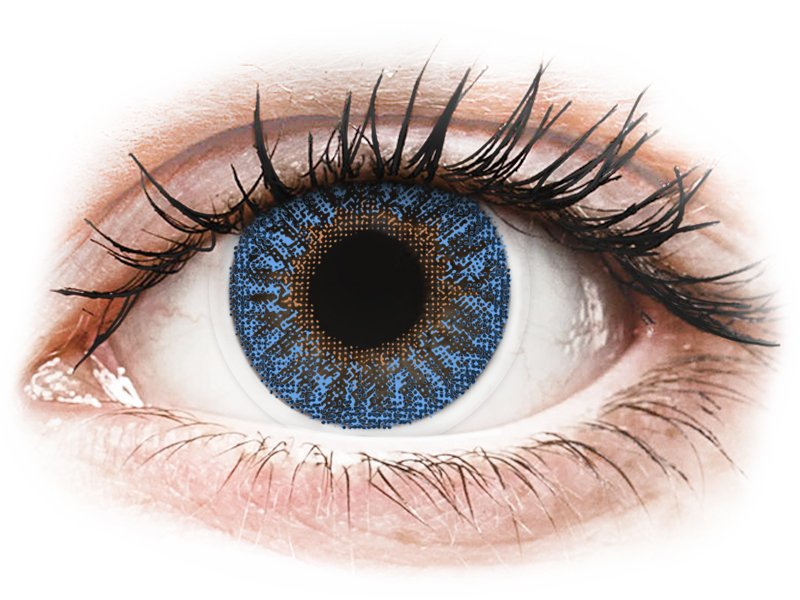 Истински сапфир (True Sapphire) - TopVue Color - с диоптър (2 лещи) - Coloured contact lenses
