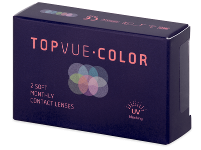 TopVue Color - Turquoise - с диоптър (2 лещи) - Coloured contact lenses