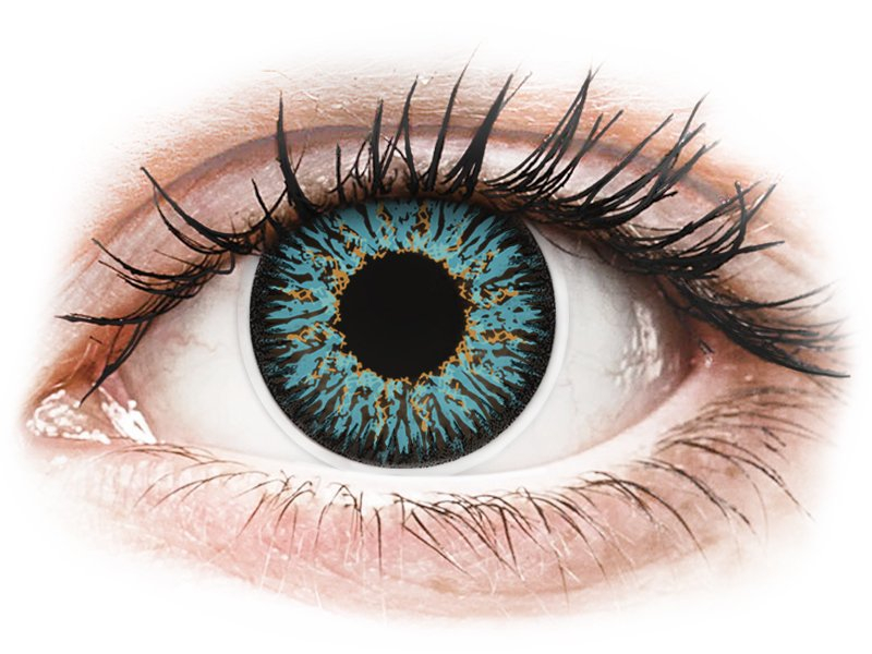 Морско синьо (Aqua) - ColourVUE Glamour (2 лещи) - Coloured contact lenses