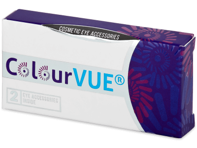 Морско синьо (Aqua) - ColourVUE Glamour - с диоптър (2 лещи) - Този продукт се предлага и в този вариант на опаковката