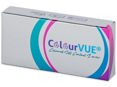 Морско синьо (Aqua) - ColourVUE Glamour - с диоптър (2 лещи) - Coloured contact lenses