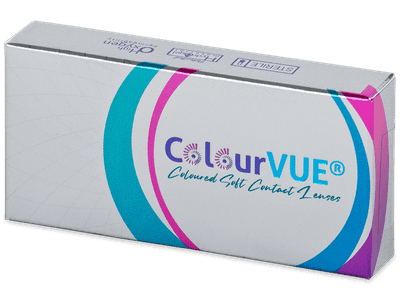 Сини (Blue) - ColourVUE Glamour - с диоптър (2 лещи) - Coloured contact lenses