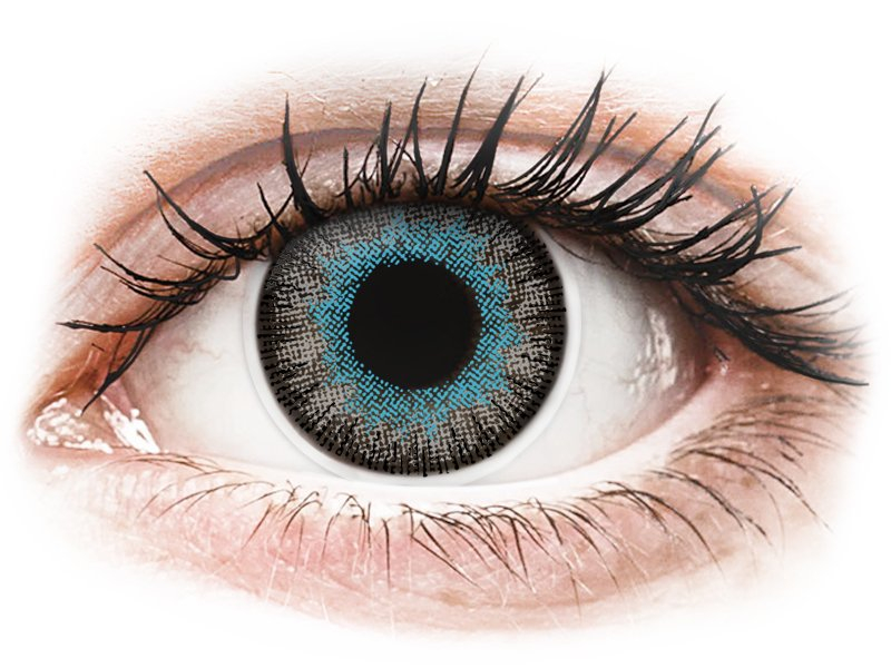 Синьо-сиви (Blue Gray) - ColourVUE Fusion (2 лещи) - Coloured contact lenses